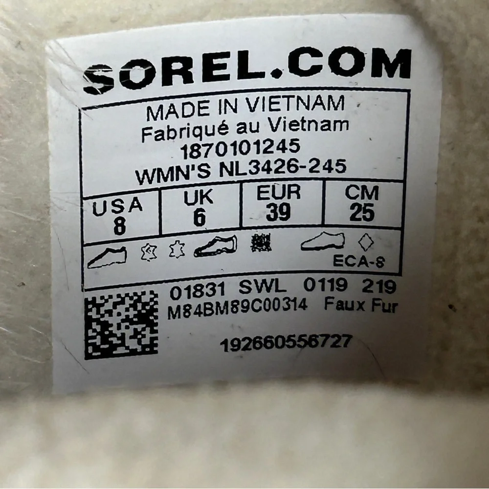 Sorel Waterproof Knee-High Boots Rugged Sole Women's 8 - Picture 6 of 7